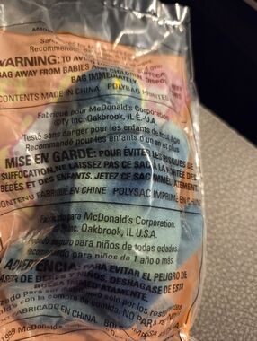 IGGY THE IGUANA RETIRED & RARE TY TEENIE BEANIE.  McDonalds 1999 Original Bag